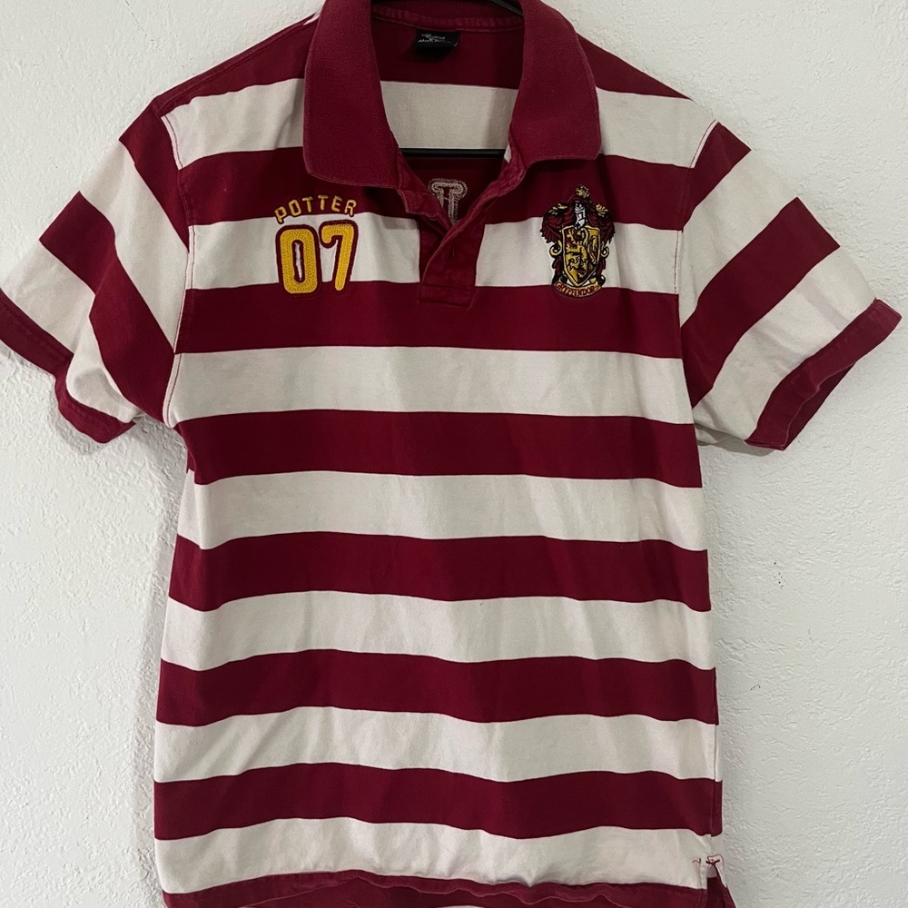 Harry Potter Wizarding World Polo Embroidered Shirt Large